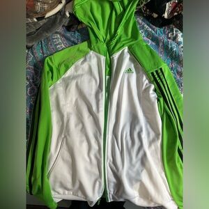 Adidas 3-Stripes Track Jacket Green/White